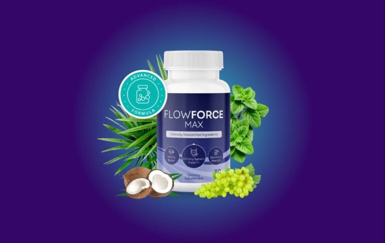 a bottle of flowforce max supplement
