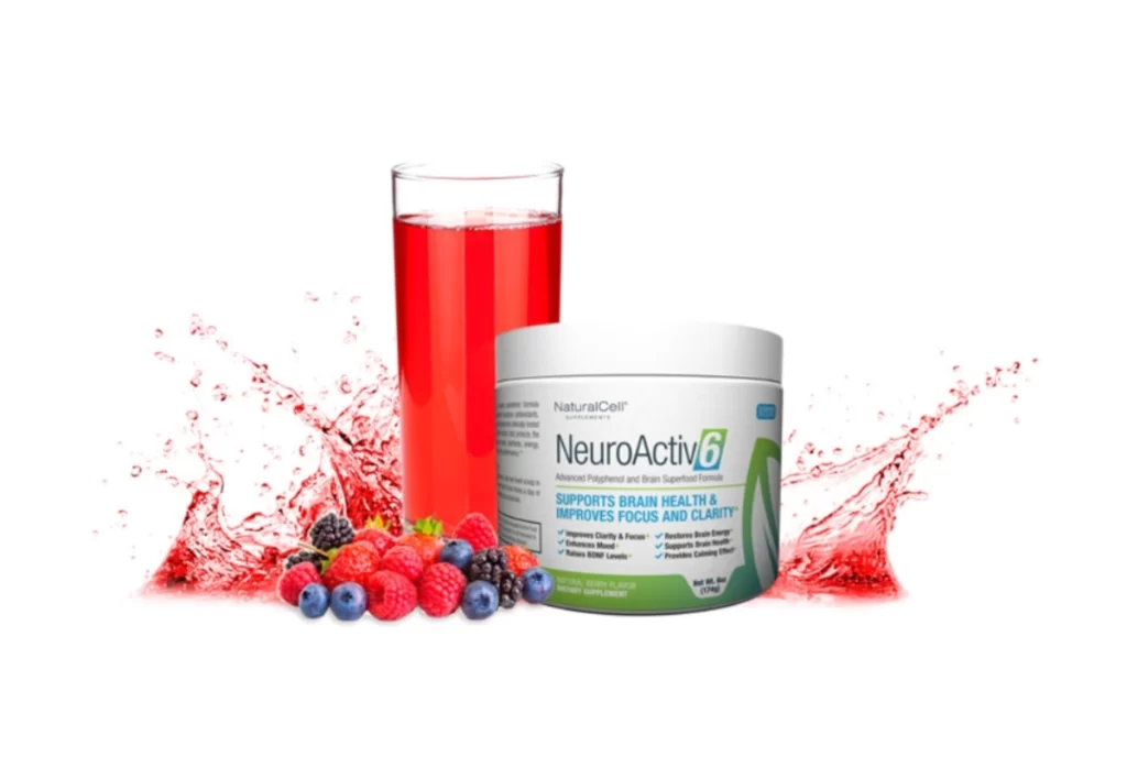 neuroactiv 6 supplement and strawberry juice