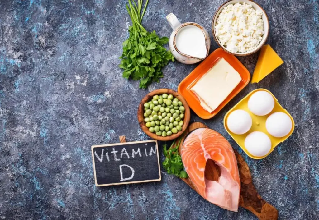 Healthy foods containing vitamin D