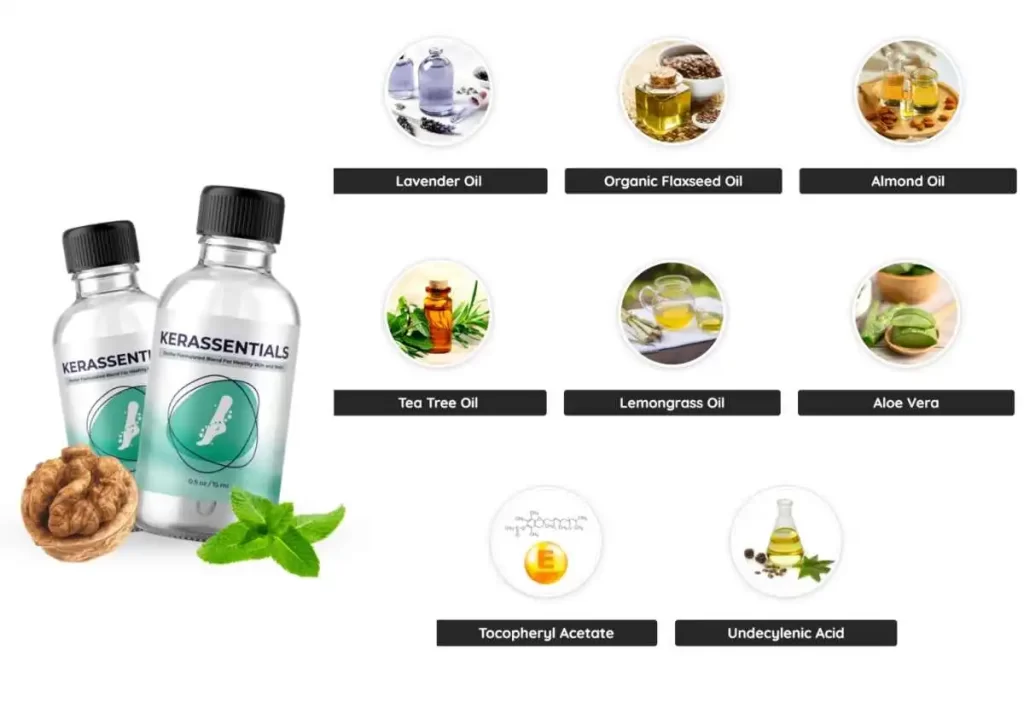 kerrasentials product with its ingredients